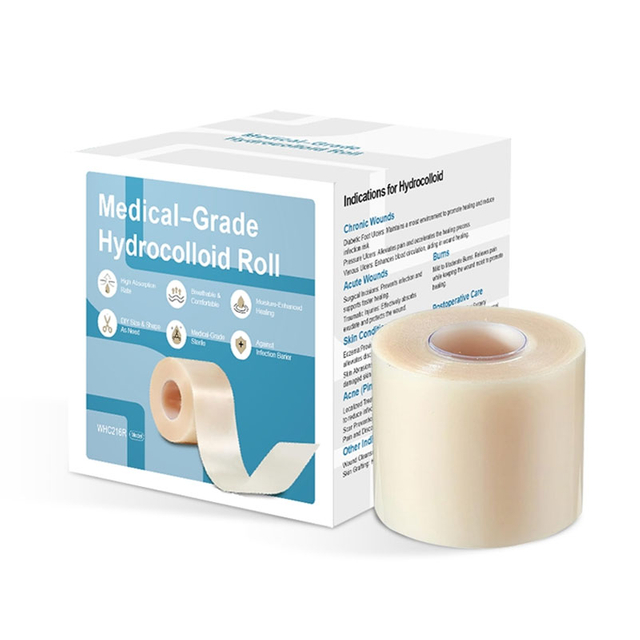 Medical-Grade Hydrocolloid Scar Roll Repair Patch for Moist Wound Healing with CE