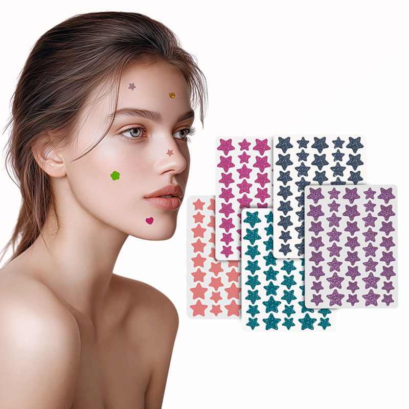 2026 Most Popular OEM Acne Patch to Relieve Acne and Remove Acne Marks Natural Plant Essence Star-Shaped Pimple Patch for Face