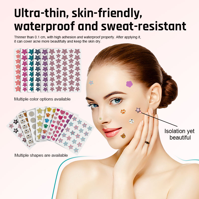 2026 Most Popular OEM Acne Patch to Relieve Acne and Remove Acne Marks Natural Plant Essence Star-Shaped Pimple Patch for Face